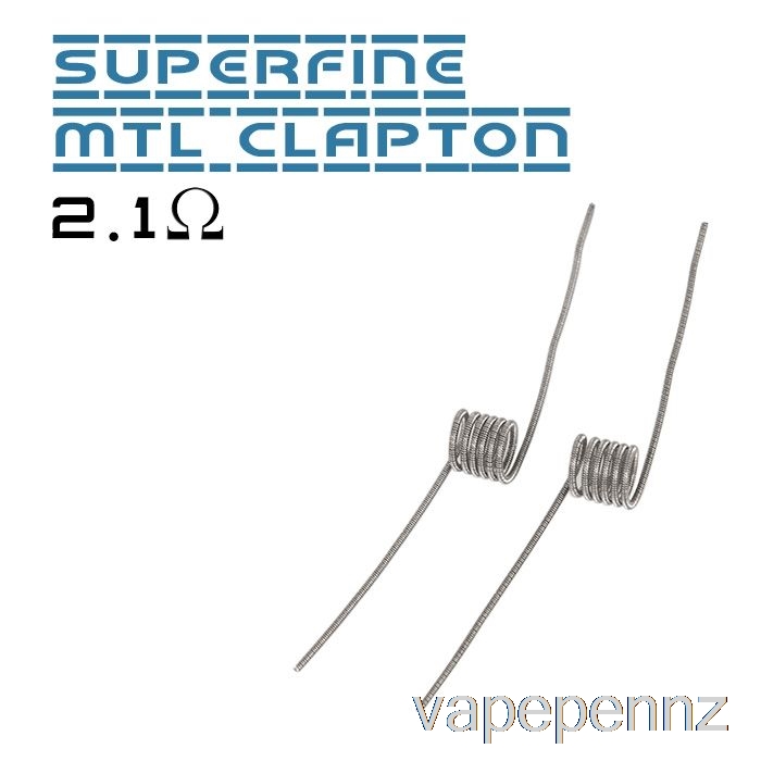 Vandy Vape Performance Prebuilt Coils 2.1ohm Superfine MTL Clapton Coil VAPE NZ